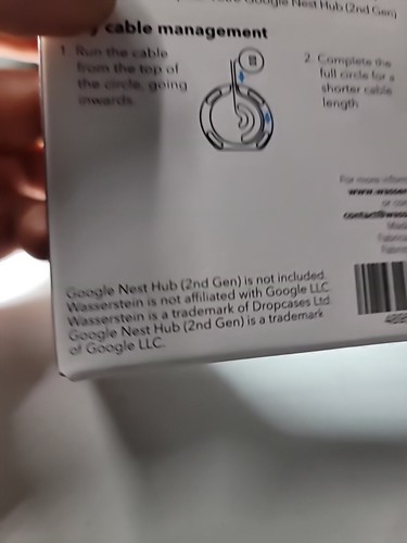 Adjustable Stand for Google Nest Hub (2nd Gen) - Made for Google (Charcoal) - Picture 8 of 8