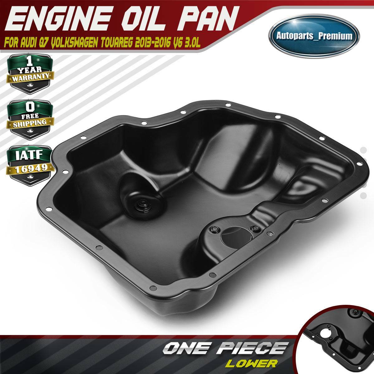 Lower Engine Oil Pan for Audi Q7 13-15 VW Touareg 13-16 V6 3.0L Lower Engine Oil Pan for Audi Q7 13-15 VW Touareg 13-16 V6 3.0L