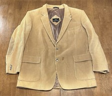 Vintage Cortefiel Tan Corduroy Blazer Jacket 80s R-46