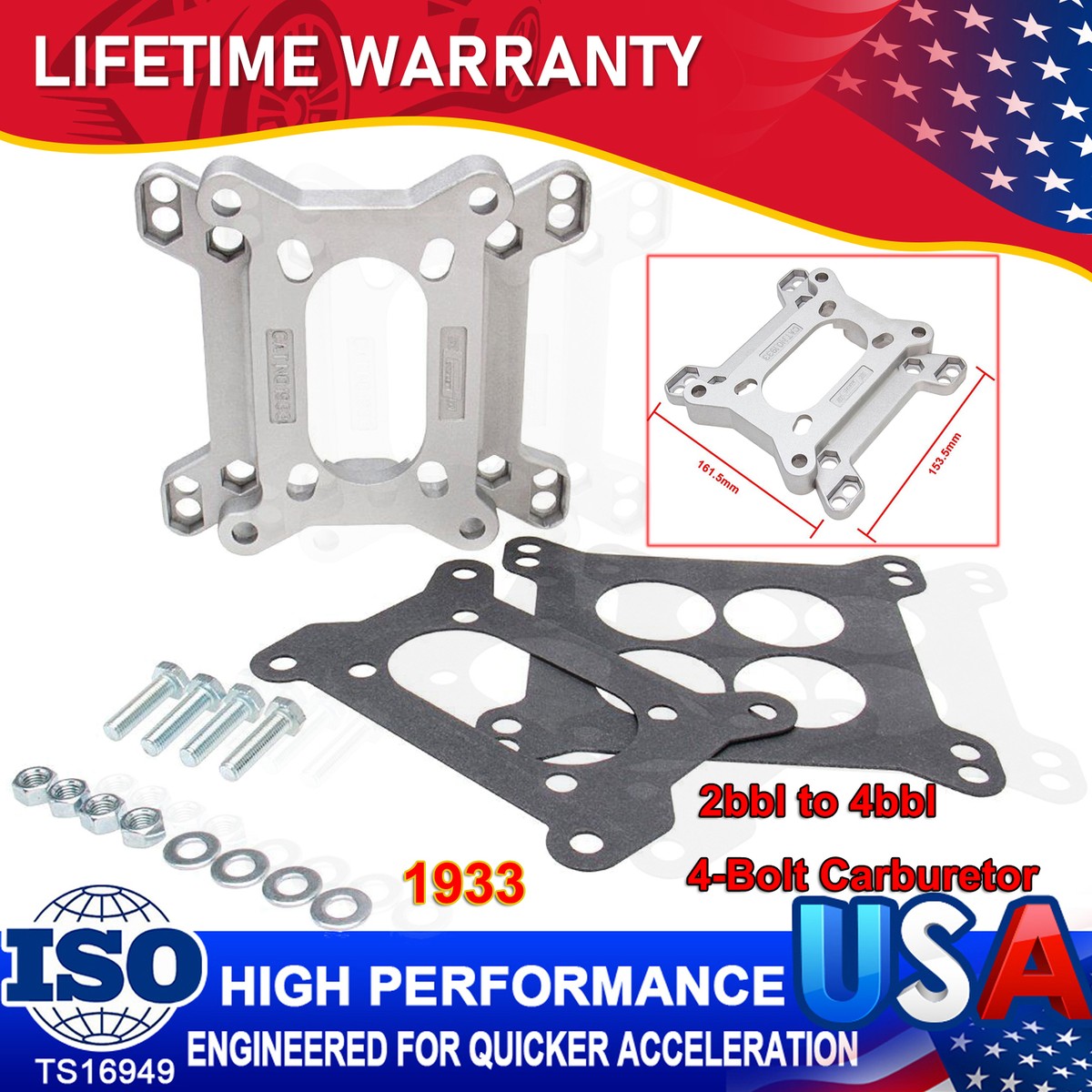 Specialty Products Carburetor Adapter Kit 4BBL to Small 4BBL 1/2 Specialty Products Carburetor Adapter Kit 4BBL to Small 4BBL 1/2