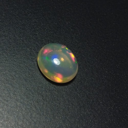 3.6 Ct Natural Transparent Red Green Yellow Flash Fire Welo Opal Oval Cabochon - Picture 8 of 24