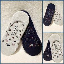 SPERRY Women's No Show Micro Liner Socks, 2 Pair Size 9-11 Free Shipping
