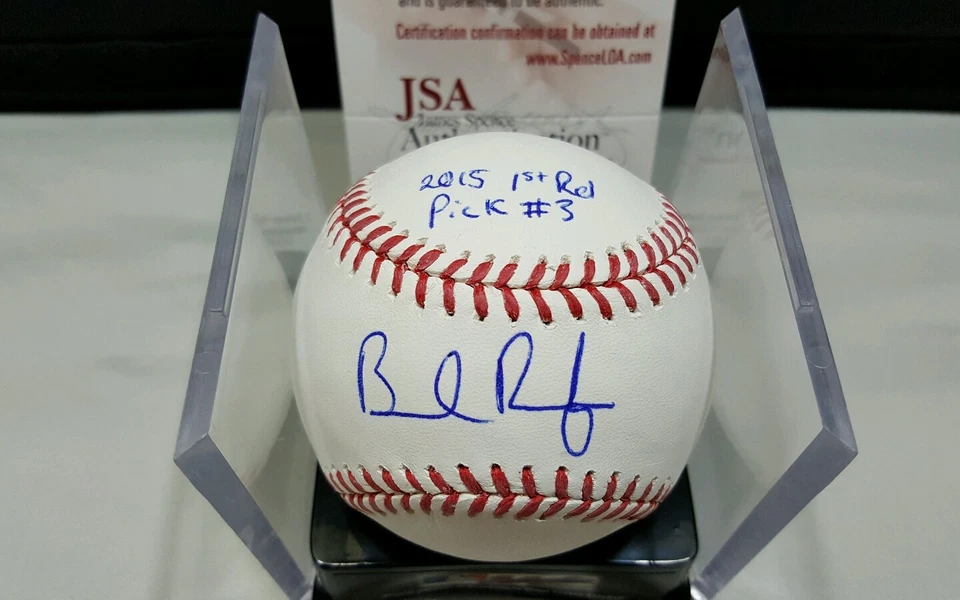 Brendan Rodgers Autographed Signed Ins"2015 1st Rd Pick #3 " ROMLB  Auth JSA - Image 2 of 4