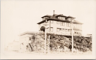 Prince Rupert Club Prince Rupert BC British Columbia RPPC Postcard H59