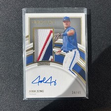 2022 Panini Immaculate - Prospect Patch Autographs Jersey Number  Josh Jung /26 