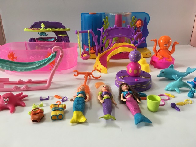 polly pocket mermaid set