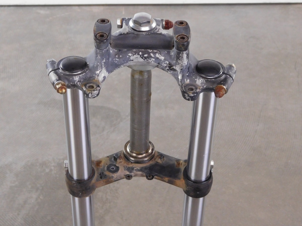 フブキ70α STRAIGHT! Front Fork Assy. w/Triple Tree 76-78 XS500 Forks