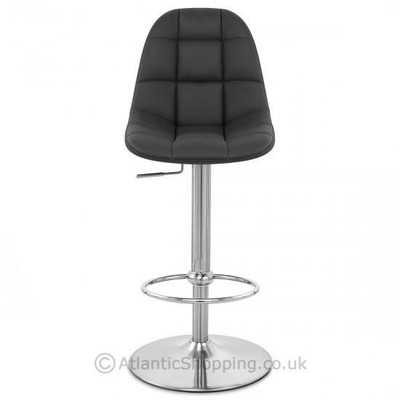 Rochelle Faux Leather Brushed Steel Kitchen Bar Stool Ebay
