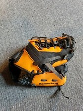 Franklin Baseball Glove 9.5 Orange Black RTP Series 4612 Hand Formed Pocket Kids