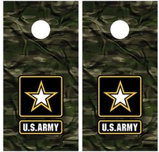US Army Camouflage Cloth Cornhole Board Decal Wrap Wraps