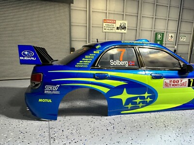 Custom Tamiya TT01e Subaru WRX STI Rally body Only | eBay