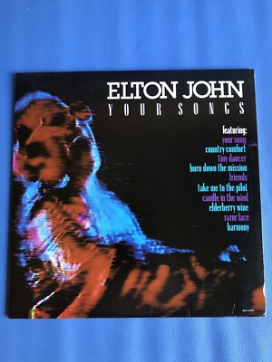 Elton John Your Songs. LP 1985 MCA Records. EX
