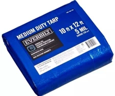 Everbilt Medium-Duty Tarp Covers 120 sq. ft. - 10 ft. x 12 ft.