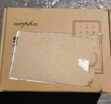 Arpha Electronic Keypad Deadbolt, Smart Keyless Entry Door Lock AL302 Black