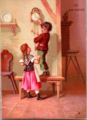 Aristide Boucicaut & Fils Au Bon Marché Dept. Store Paris Victorian Trade Card