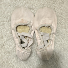 Pink Unisex Children's Ballet Shoes with Elastic Straps Dance Practice Footwear