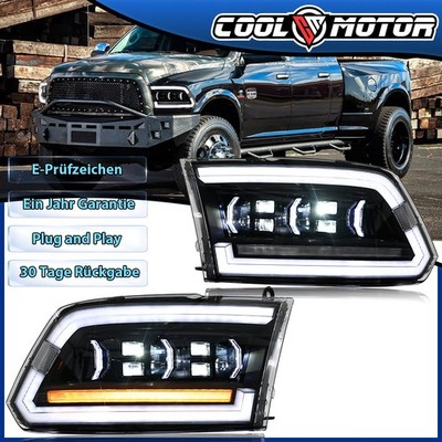 LH+RH Voll LED Scheinwerfer für Dodge RAM 1500 2500 3500 2009-2018 Sequenziell