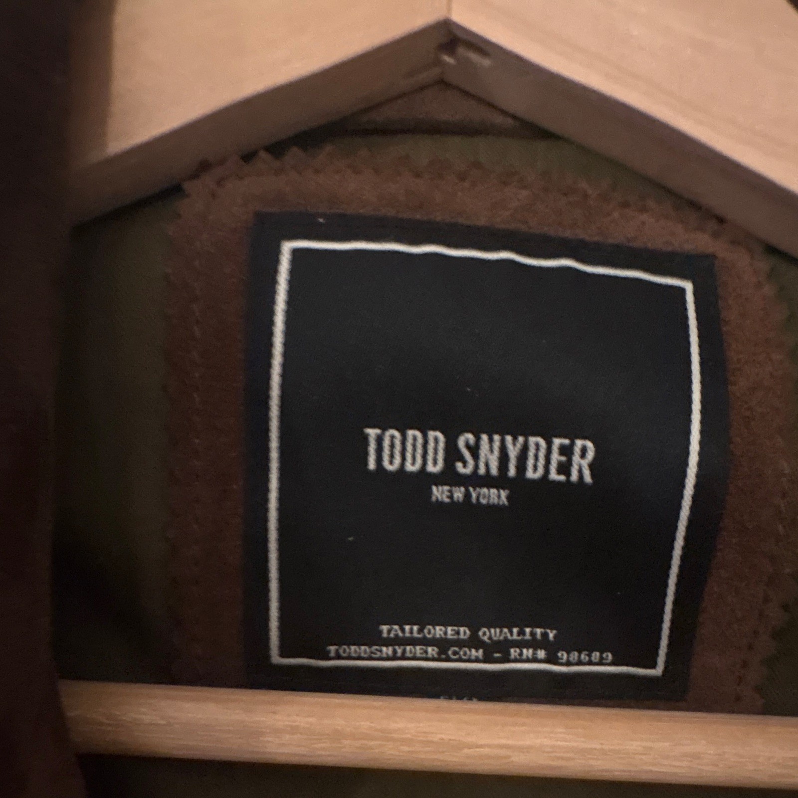 Todd Snyder Dylan Men’s Brown Suede Trucker Jacket Size M Button Front - second product detail image