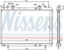 FIAT MULTIPLA 1999-2010 MPV 1.9 Radiator