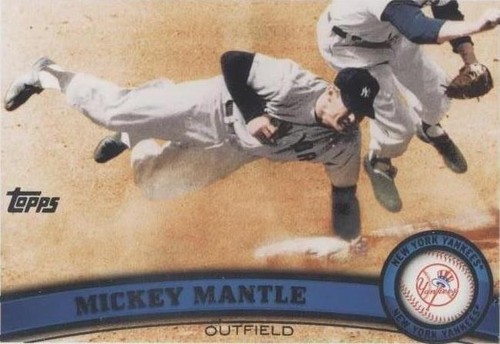 2007 Topps Mickey Mantle Home Run History Card #MHR 500 SSP New 