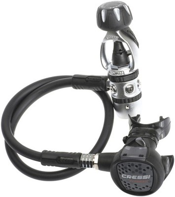 Cressi AC2 Compact Regulator Package w/ Compact Octo, Mini SPG PSI Pressure
