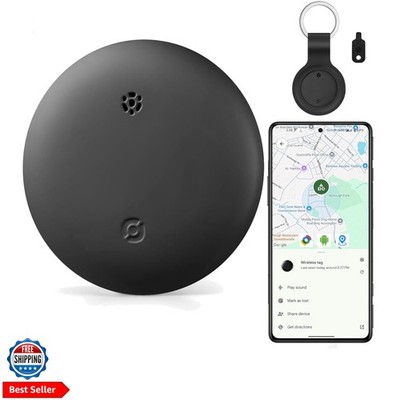 Android Tracker Tags, 1 Pack Google Certified Smart Tracker with Silicone Cas...