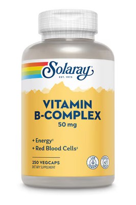 2 X Solaray B-Complex 50 -- 250 VegCaps