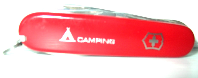 VICTORINOX OFFICIER SUISSE SWISS ARMY 8 FUNCTION CAMPER Model 53301 KNIFE UNUSED
