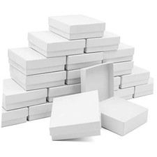Cardboard Jewelry Gift Boxes 20 Pack3.5 3.5 1 inches, its apply to White
