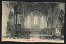 CPA Navarrenx, Intérieur de l´Église 