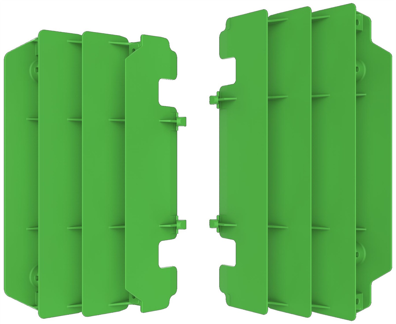 Fits POLISPORT 8472400002 POL Radiator cover (colour green) fits KAWA ⭐UK Stock⭐ - Image 2