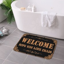 Welcome Hope You Like Funny Welcome Door Mat Doormat for Indoor  Outdoor Use,