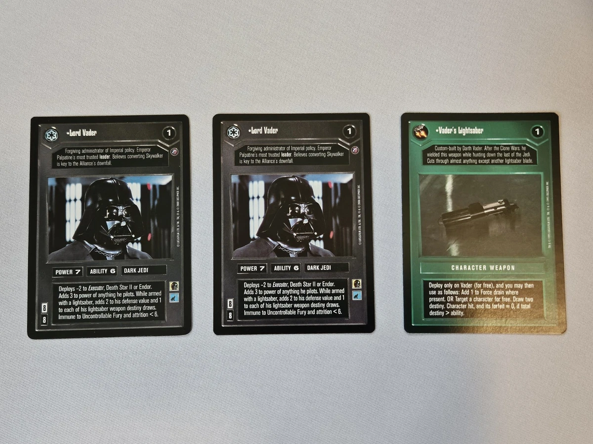 Star Wars CCG Collectible Card Game Mixed Card Lots for sale - eBay