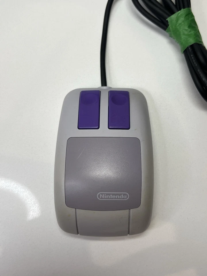 Mario Paint - Super Nintendo SNES, 1992 - Cart Cartridge + Mouse + Manual - Image 3 of 4