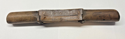 Vintage Spokeshave Woodworking Tool - two handle wooden - 1800's