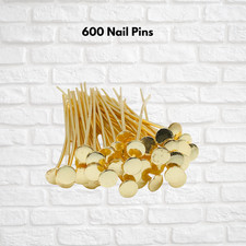 Gold Plated 1.5 inch Head Pins 600 pcs