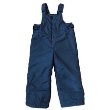 Columbia Snow Bib Overalls Youth Sz 4T Black Water Resistant Insulated