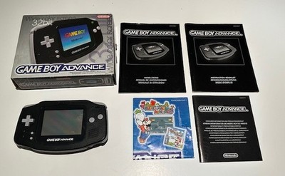 Nintendo GameBoy Advance - GBA - Handheld Konsole - Schwarz - Black - OVP - Top 