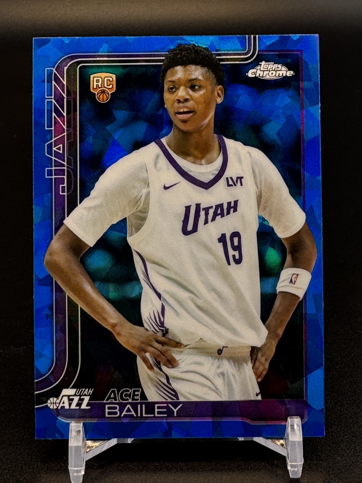 2025-26 Topps Chrome Blue Sapphire - Ace Bailey #255 (RC)