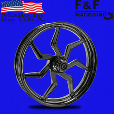 Black Chrome Harley Touring 21" Front Wheel * Sniper * *Made in the USA*