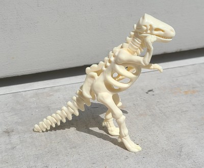 Kenner Burger King Bone Age Tyrannosaurus Rex Dynacus Dinosaur Vintage 1989
