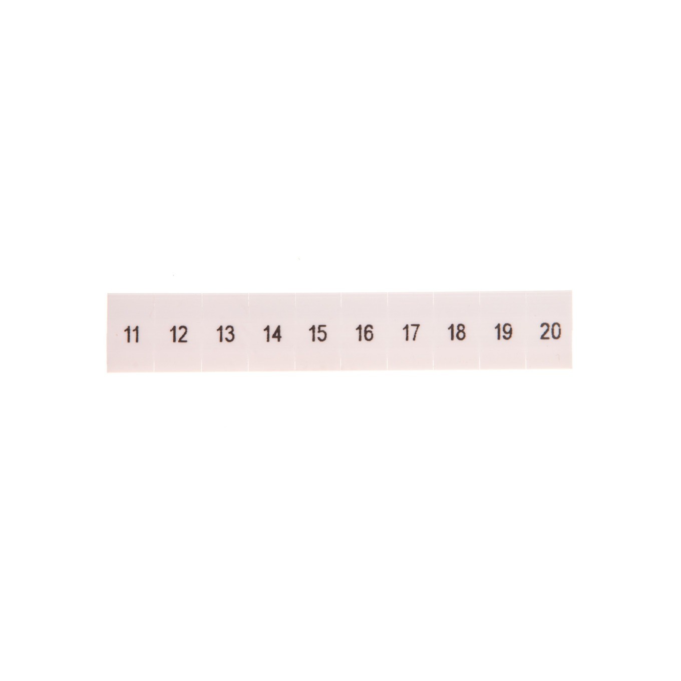Marker for rail connectors, label ZB 6 BG2 1051016:0011