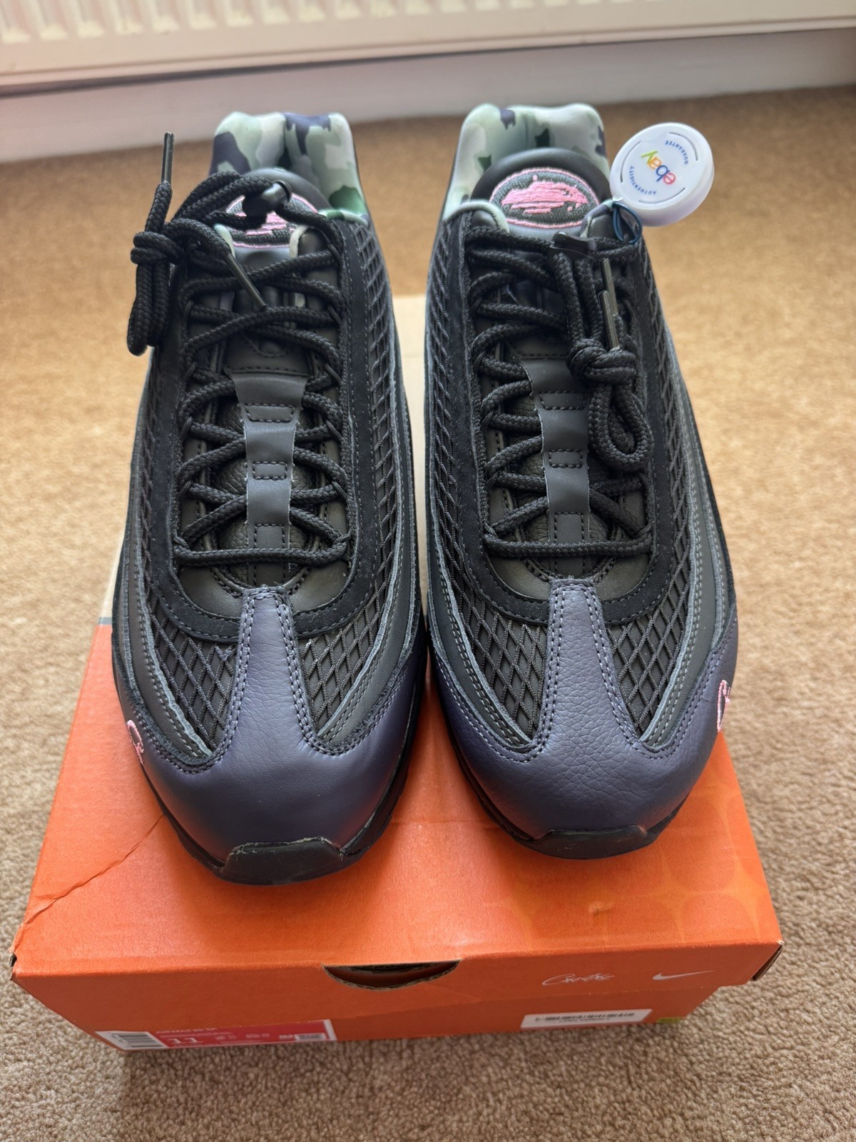 Nike Air Max 95 x Corteiz Rules the World Pink Beam UK 10 Brand New image 2
