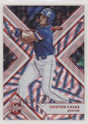 2018 Panini Elite Extra Edition Aspirations Red 111/150 Triston Casas #25 uk2