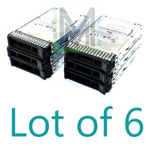 Lot of 6 IBM 00E9912 300GB 15K SAS 2.5 SFF-3 ...