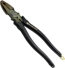 Fujiya Eccentric Power Pliers Black 225mm 3000N-225BG KUROKIN From Japan