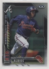 2016 Bowman Scouts' Top 100 Ozzie Albies #BTP-19 h6c
