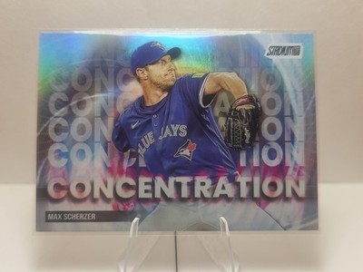 2025 Topps Stadium Club Max Scherzer #C-19 Concentration Blue Jays