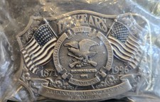 NRA 125 Years National Rifle Association of America Belt Buckle Vintage 1996 New