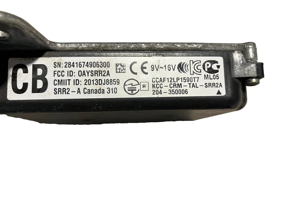 2014-2017 TOYOTA CAMRY BLIND SPOT RADAR SENSOR RIGHT PASSENGER OEM 88162-06040 Foto 4 de 4